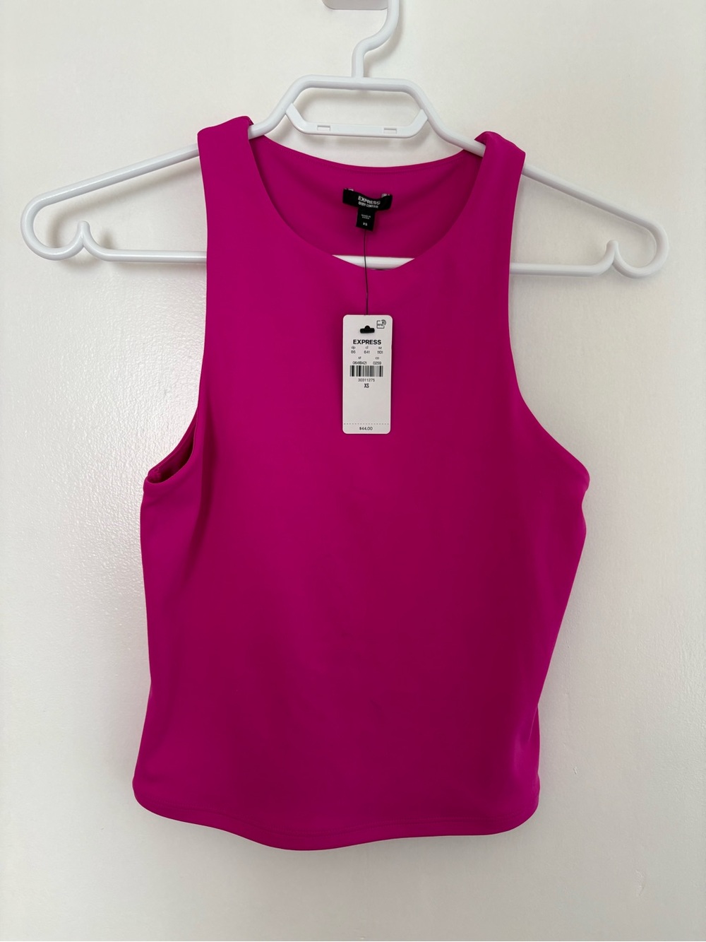 Express Bright Fuchsia Sleeveless Tank Top